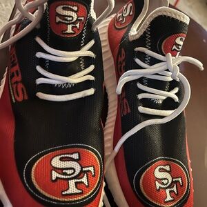 SF Women's Athletic Shoes - Red and Black